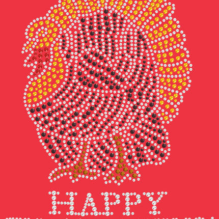 Happy Thanksgiving Turkey 1- Women's T-shirt