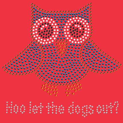 Blue Owl with Hoo Let the Dogs Out? - Custom Tutu