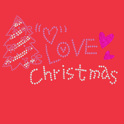 Love Pink Christmas - Women's T-shirt