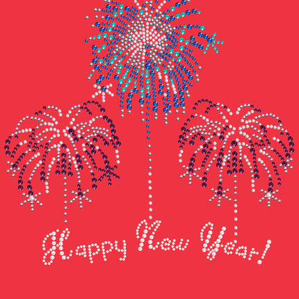 Happy New Year Fireworks - Women's T-shirt