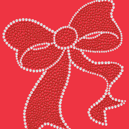 Red Rhinestone Bow - Custom Tutu