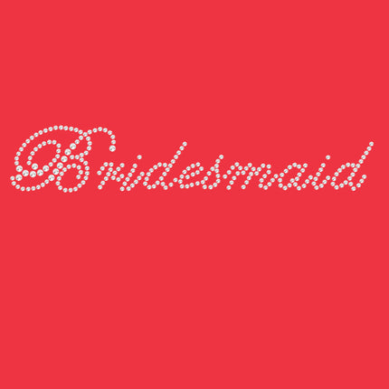 Bridesmaid (Script Letters)- Women's T-shirt