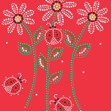 Daisies with Lady Bugs - Women's T-shirt