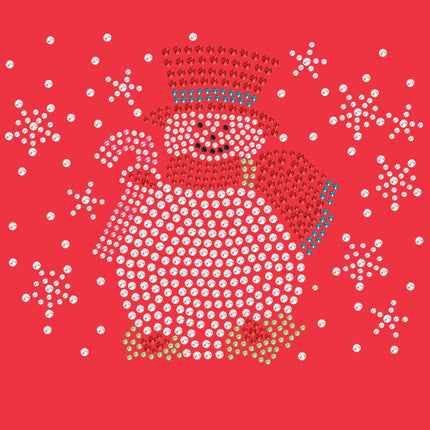 Snowman with Snowflakes - Bandana