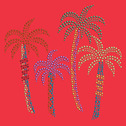 Palm Trees (Multicolor) - Women's T-shirt