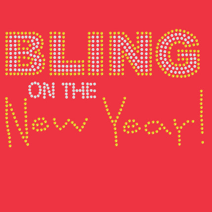 Bling on the New Year - Women's T-shirt