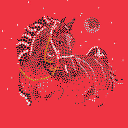 Horse with Stars & Moon - Women's T-shirt