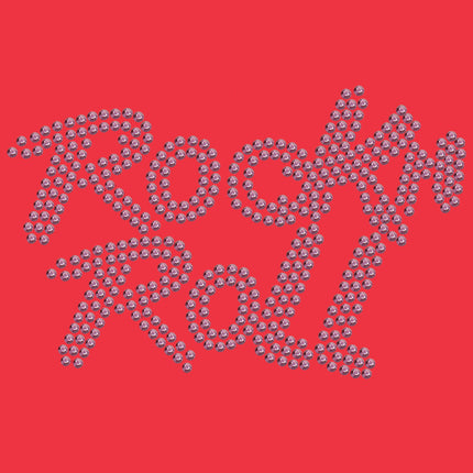 Rock n Roll (Pink Rhinestuds) - Women's T-shirt