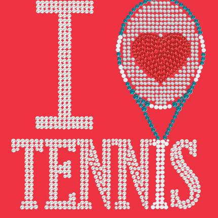 I Love Tennis - Women's Tee