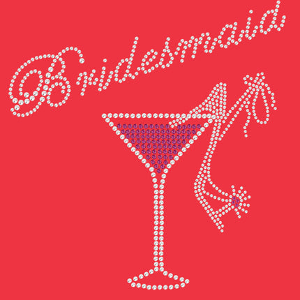 Bridesmaid with Drink & High Heel Shoe - Women's T-shirt