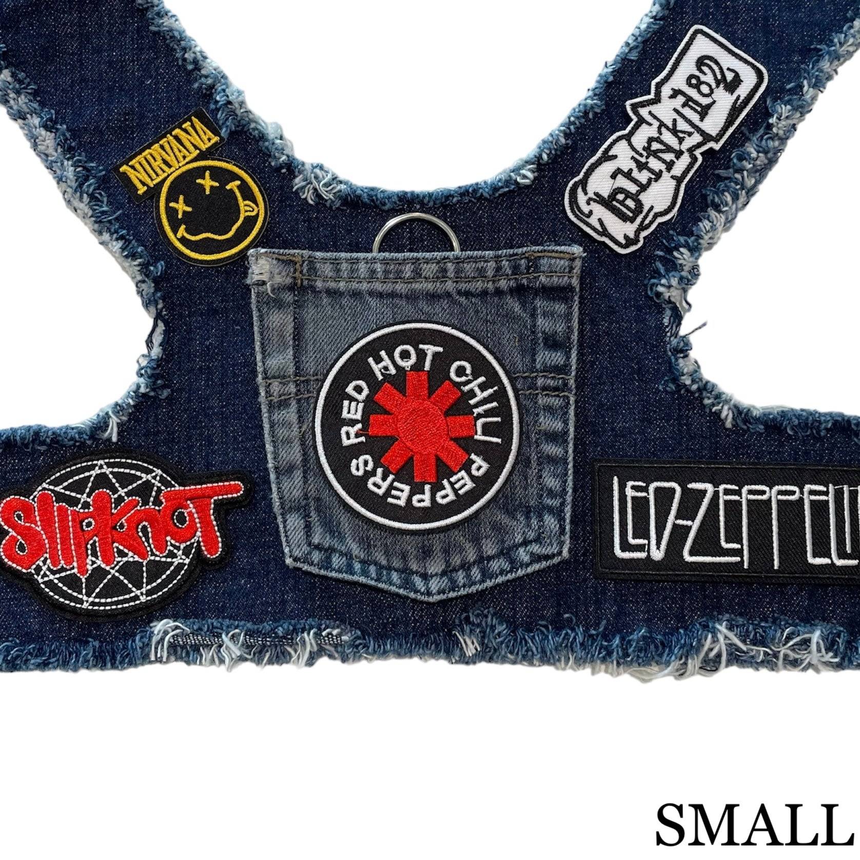 Red Hot Chili Peppers Harness Blue Denim Small