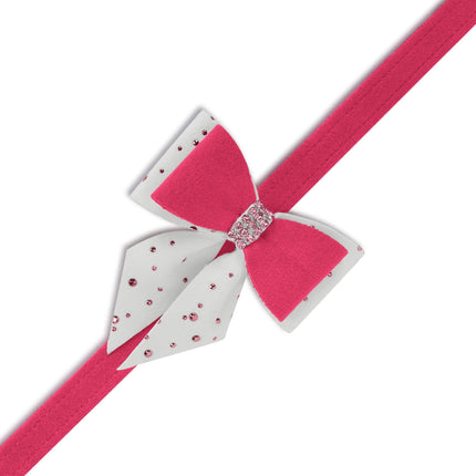 Pink is Love Double Tail Bow Leash