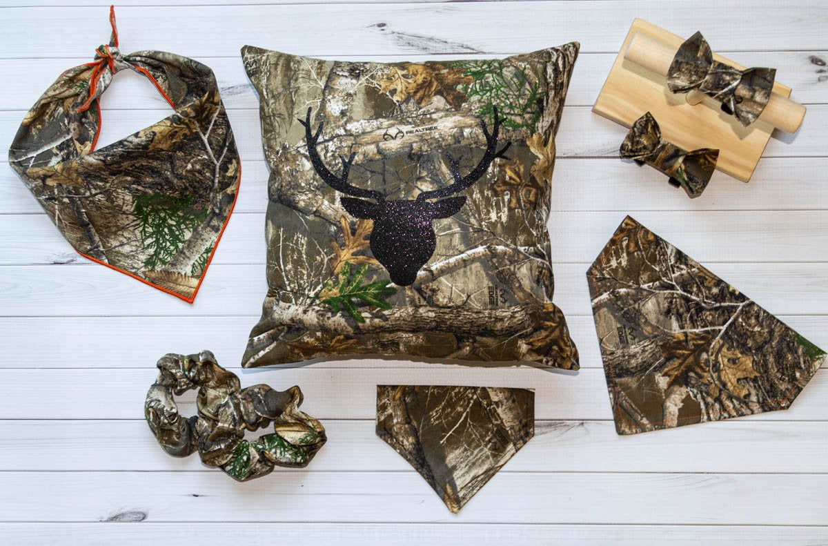 Realtree Camo Dog Bandana - FREE PERSONALIZATION