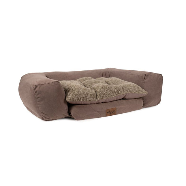 Rectangle Pet Couch in Bone