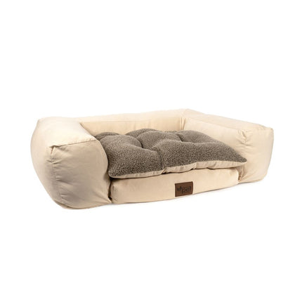 Rectangle Pet Couch in Bone