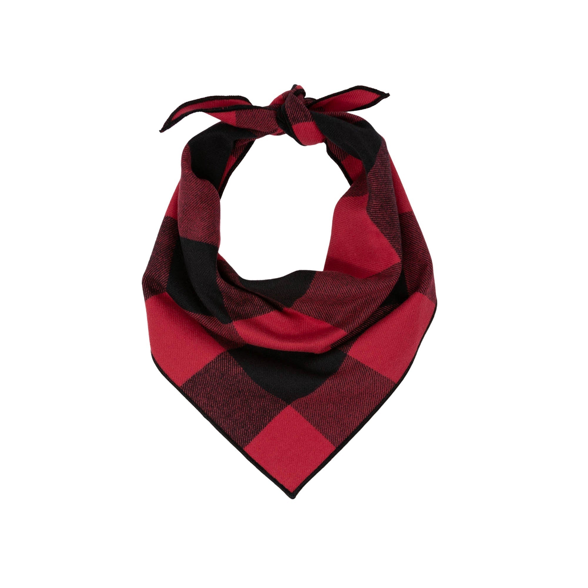 Red Buffalo Plaid Dog Bandana X-Large