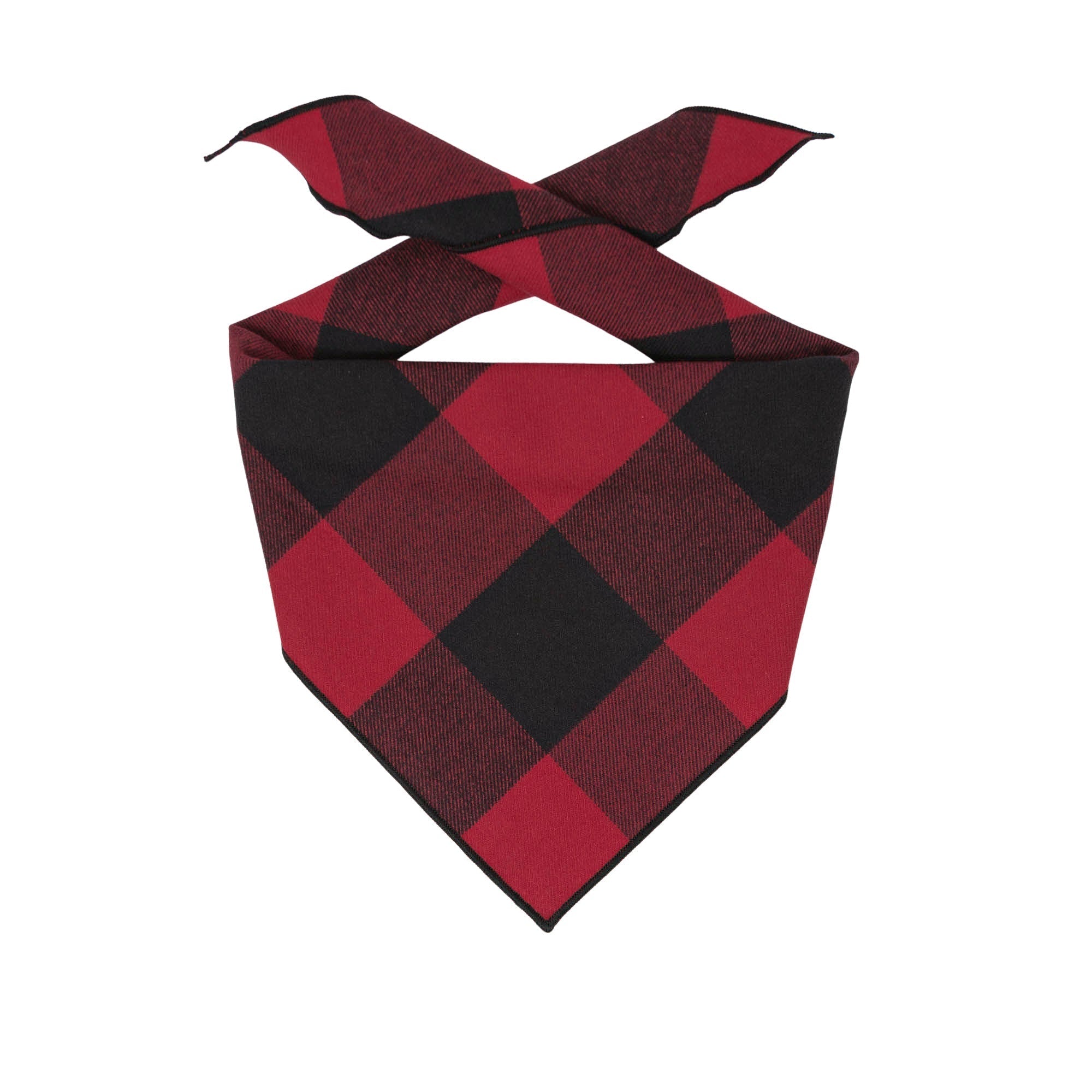 Red Buffalo Plaid Dog Bandana