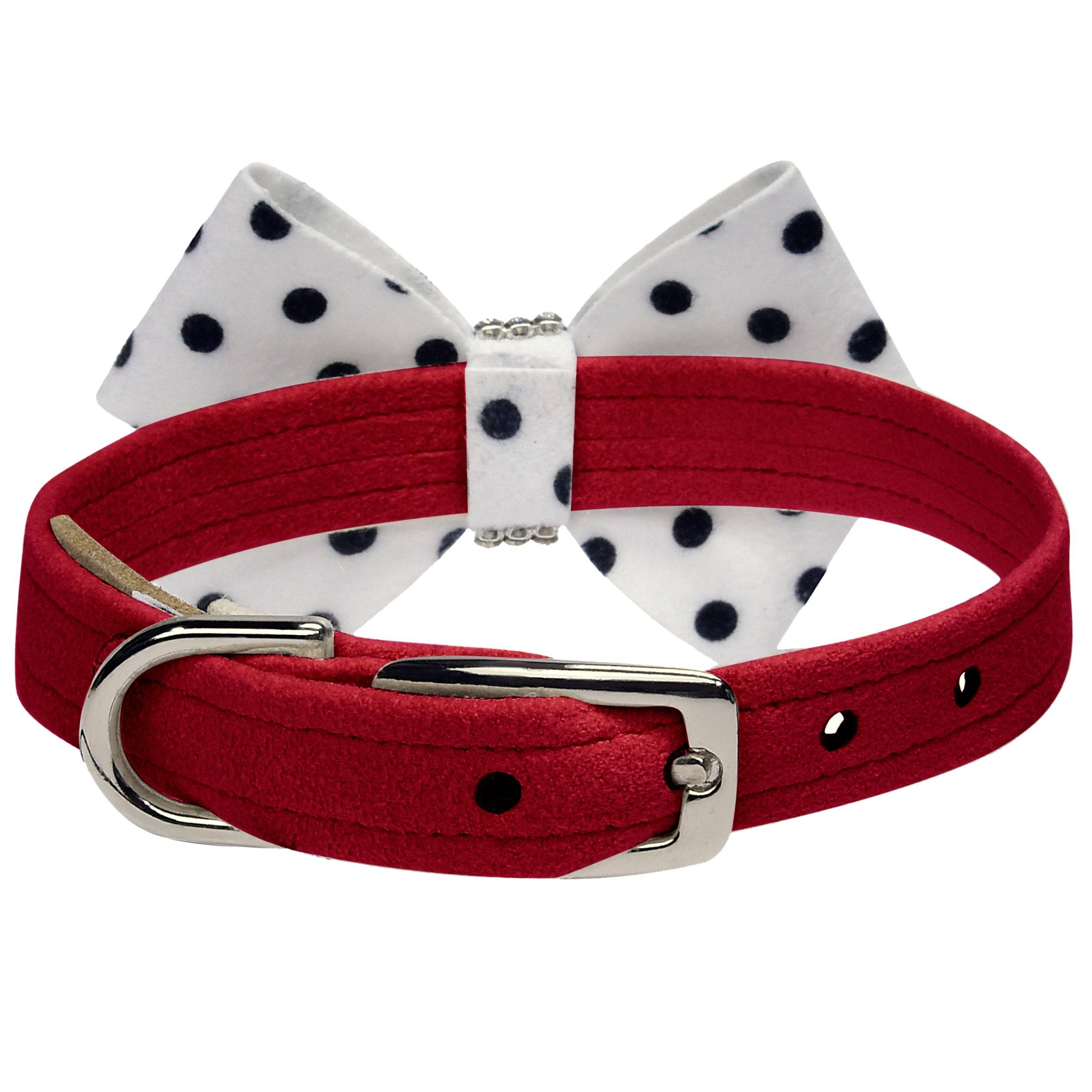 Polka Dot Nouveau Bow Collar