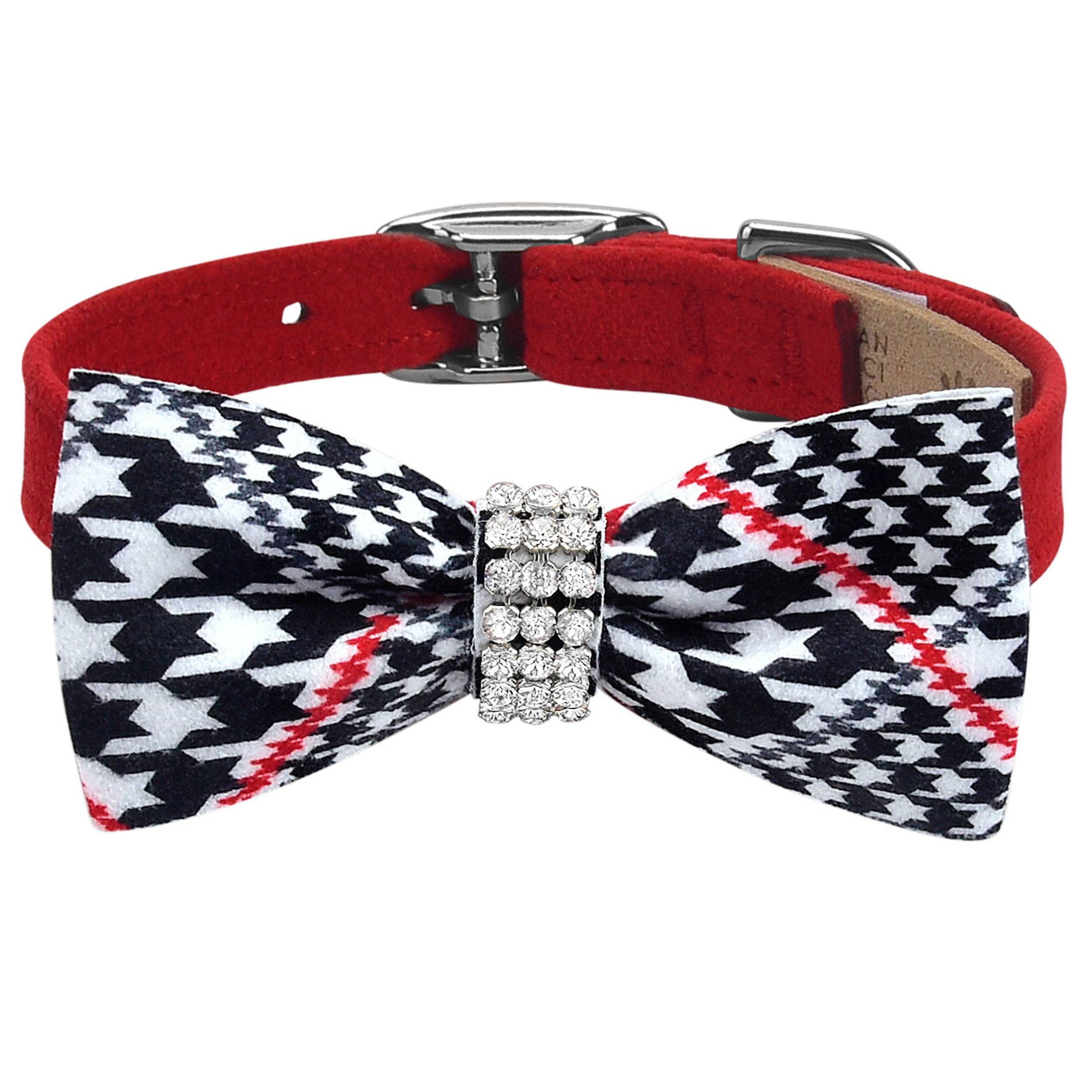 Giltmore Classic Glen Houndstooth Bow Tie 1/2