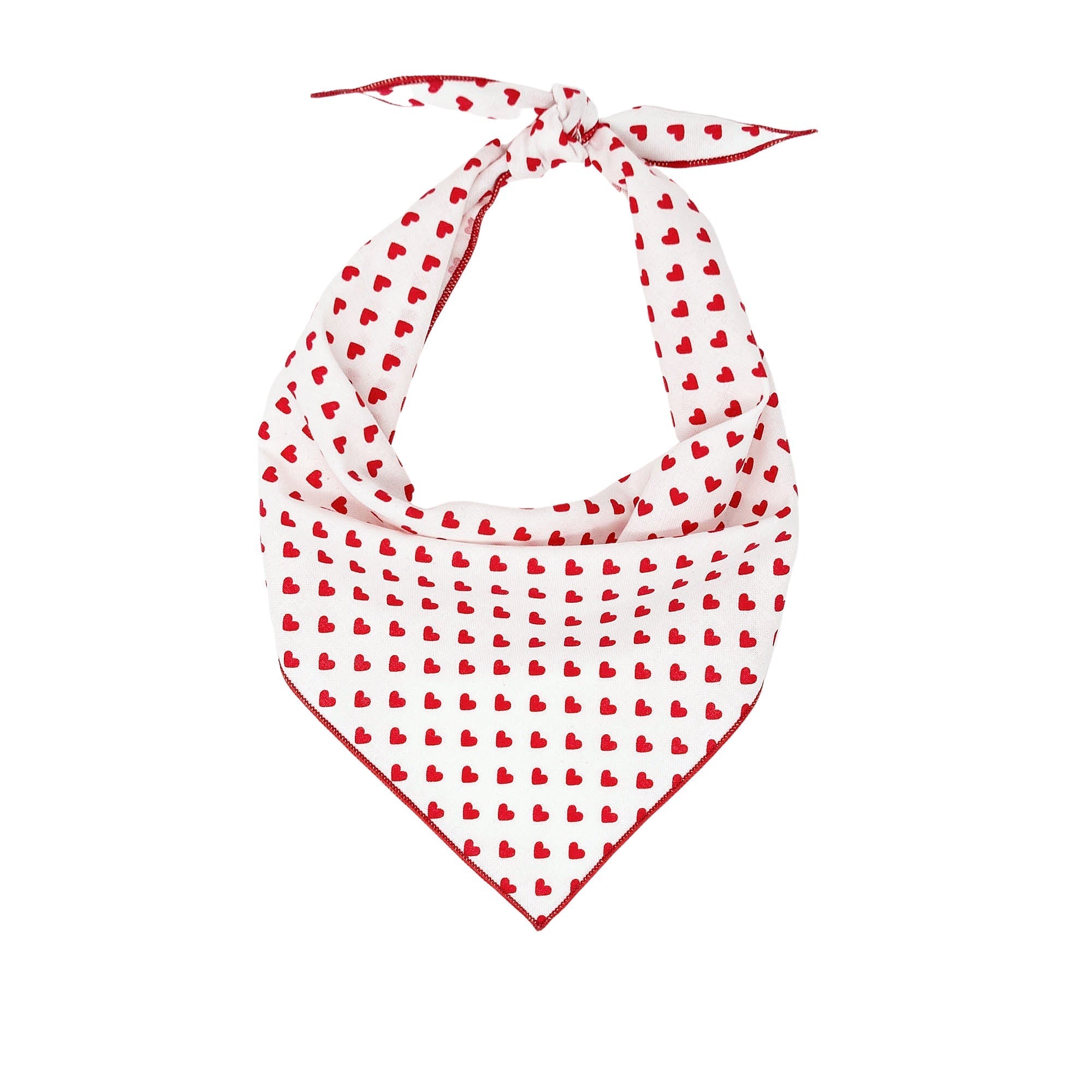 Red Hearts Valentine Bandana