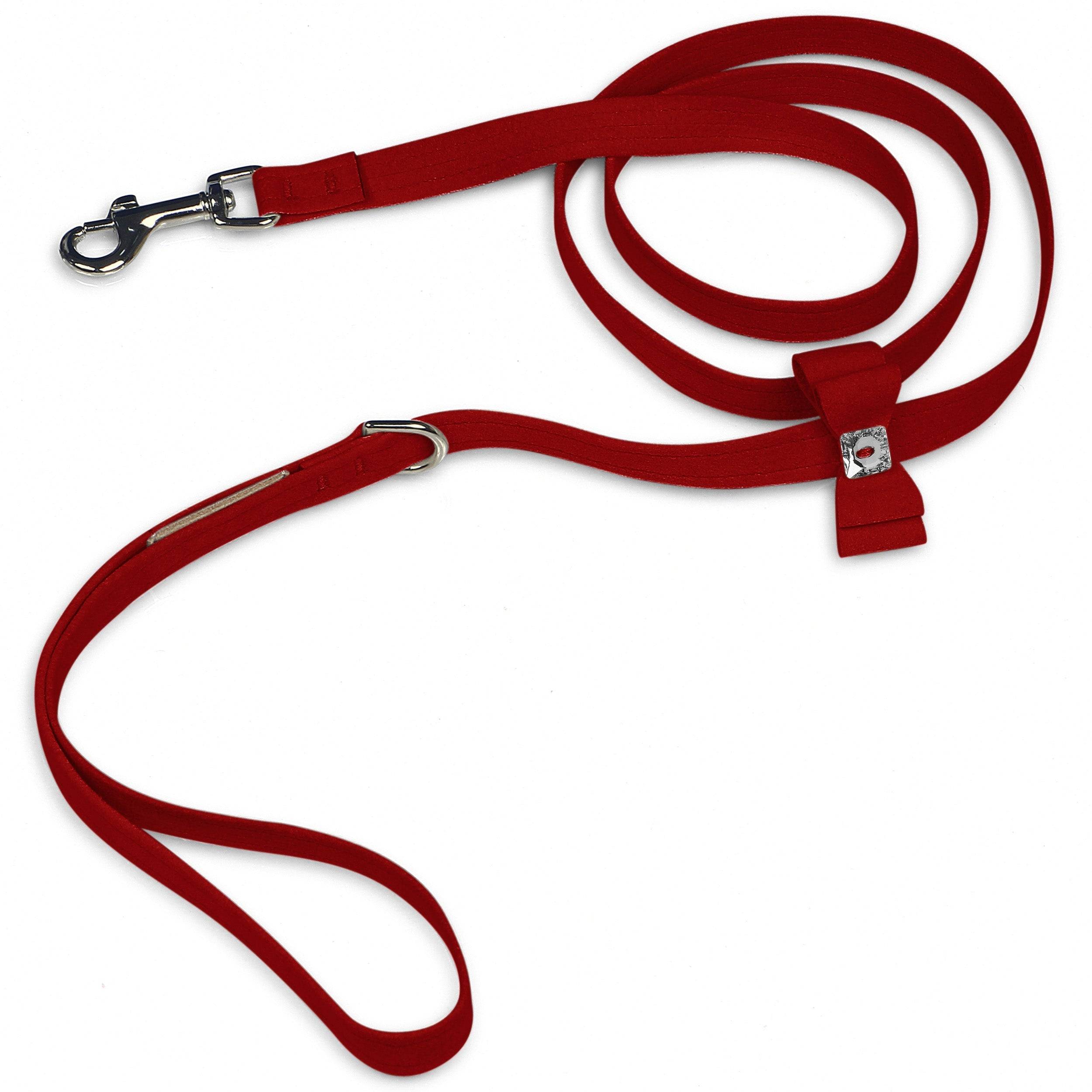 Big Bow Leash Red