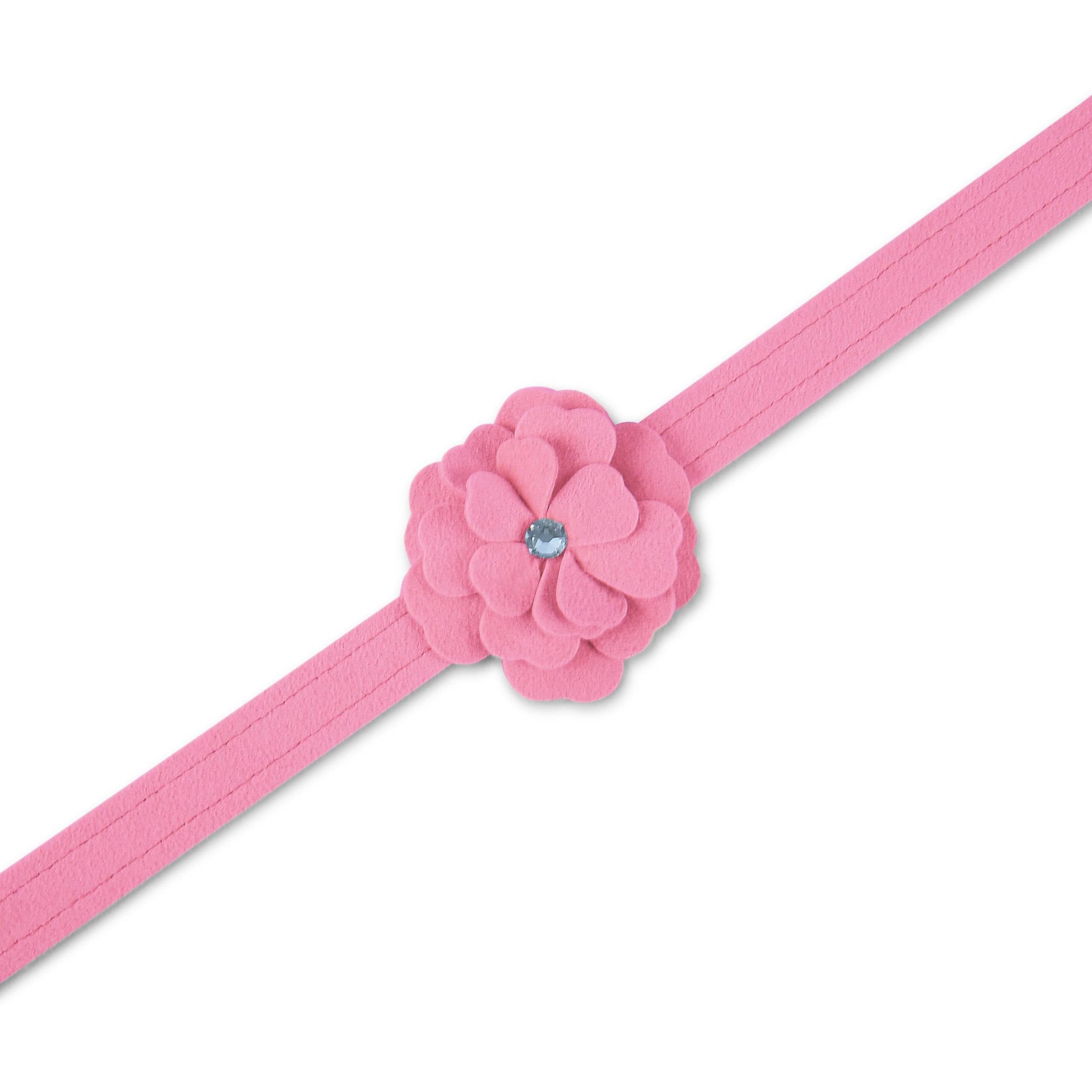 Tinkie's Garden Flower Leash Red