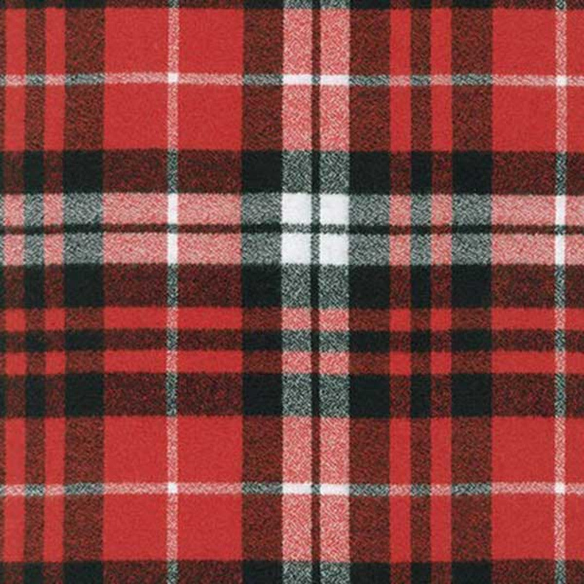 Red Tartan Luxe Plaid Dog Bandana