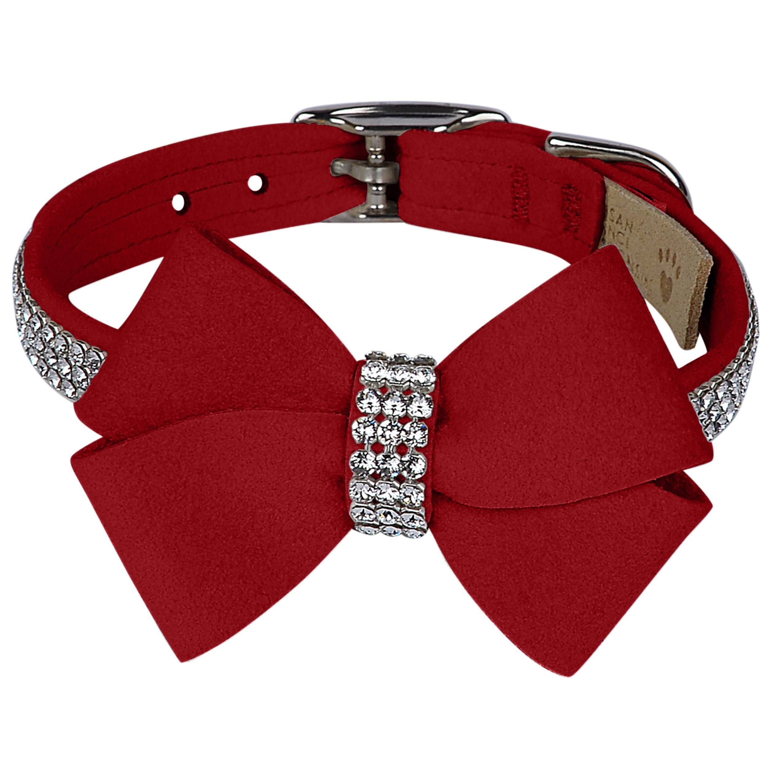 Nouveau Bow 3 Row Giltmore Collar Red