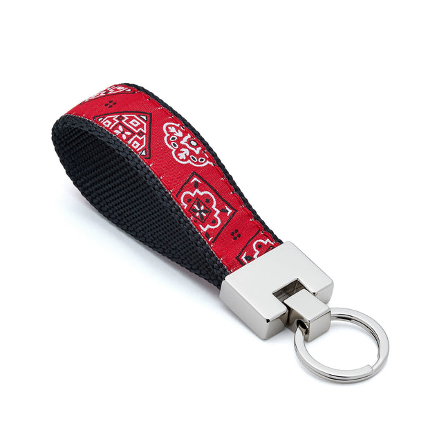 Red Bandana Key Ring