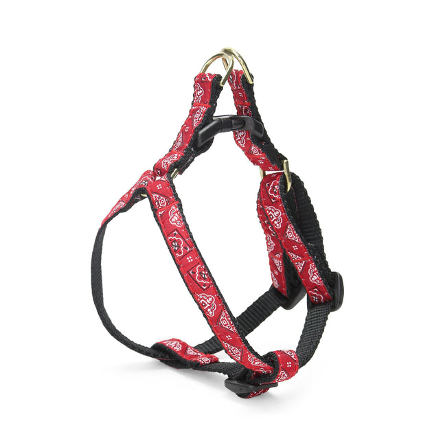 Red Bandana Small Breed Dog Harness