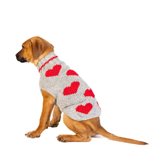 Red Hearts Sweater