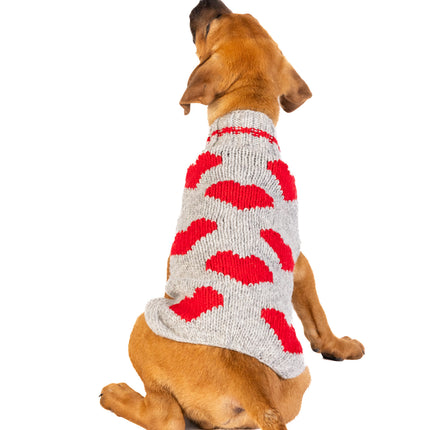 Red Hearts Sweater