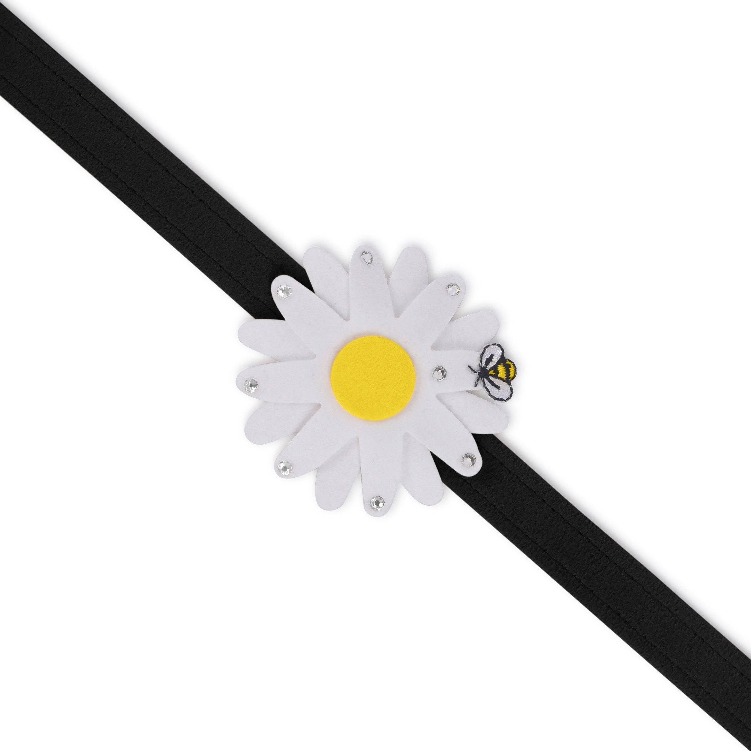 Large Daisy Leash Rosewood