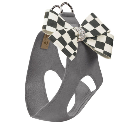 Windsor Check Nouveau Bow Step In Harness- Classic Neutrals