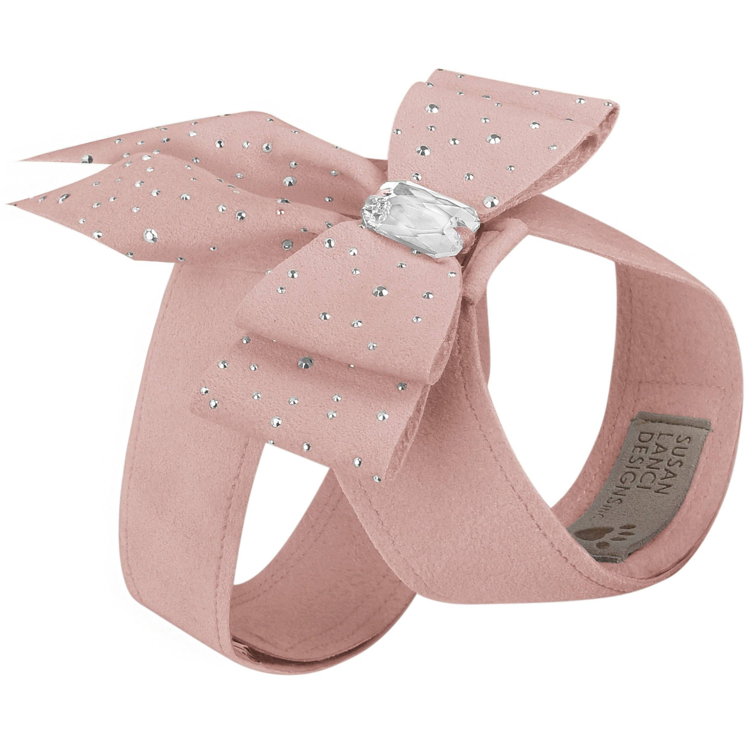 Silver Stardust Double Tail Bow Tinkie Harness Rosewood