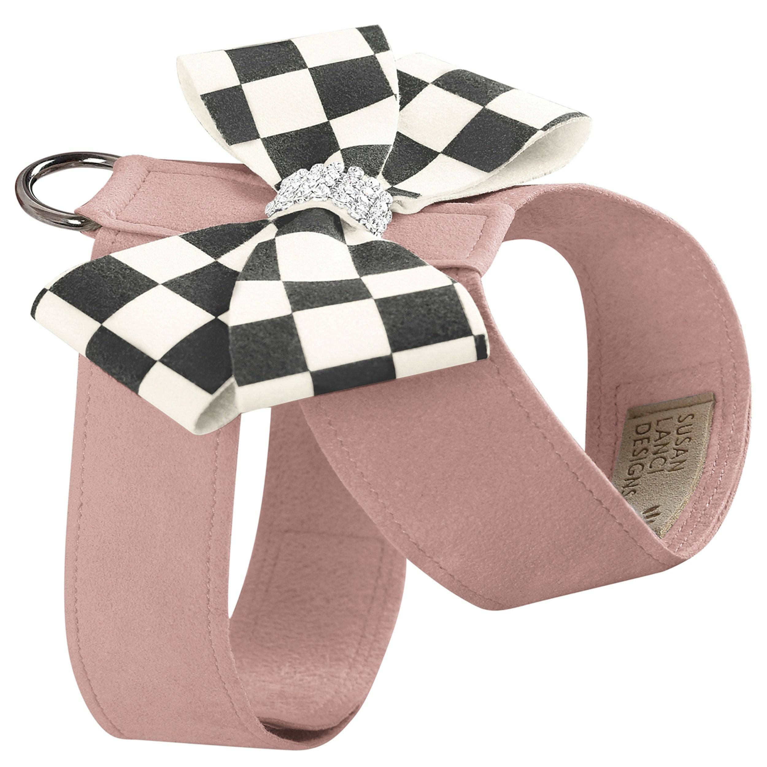 Windsor Check Nouveau Bow Tinkie Harness Rosewood