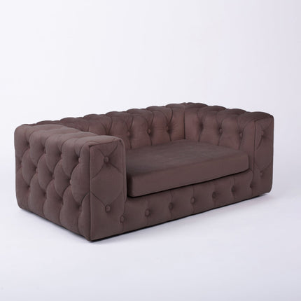 The Royal Luxury Pet Bed in Dark Brown