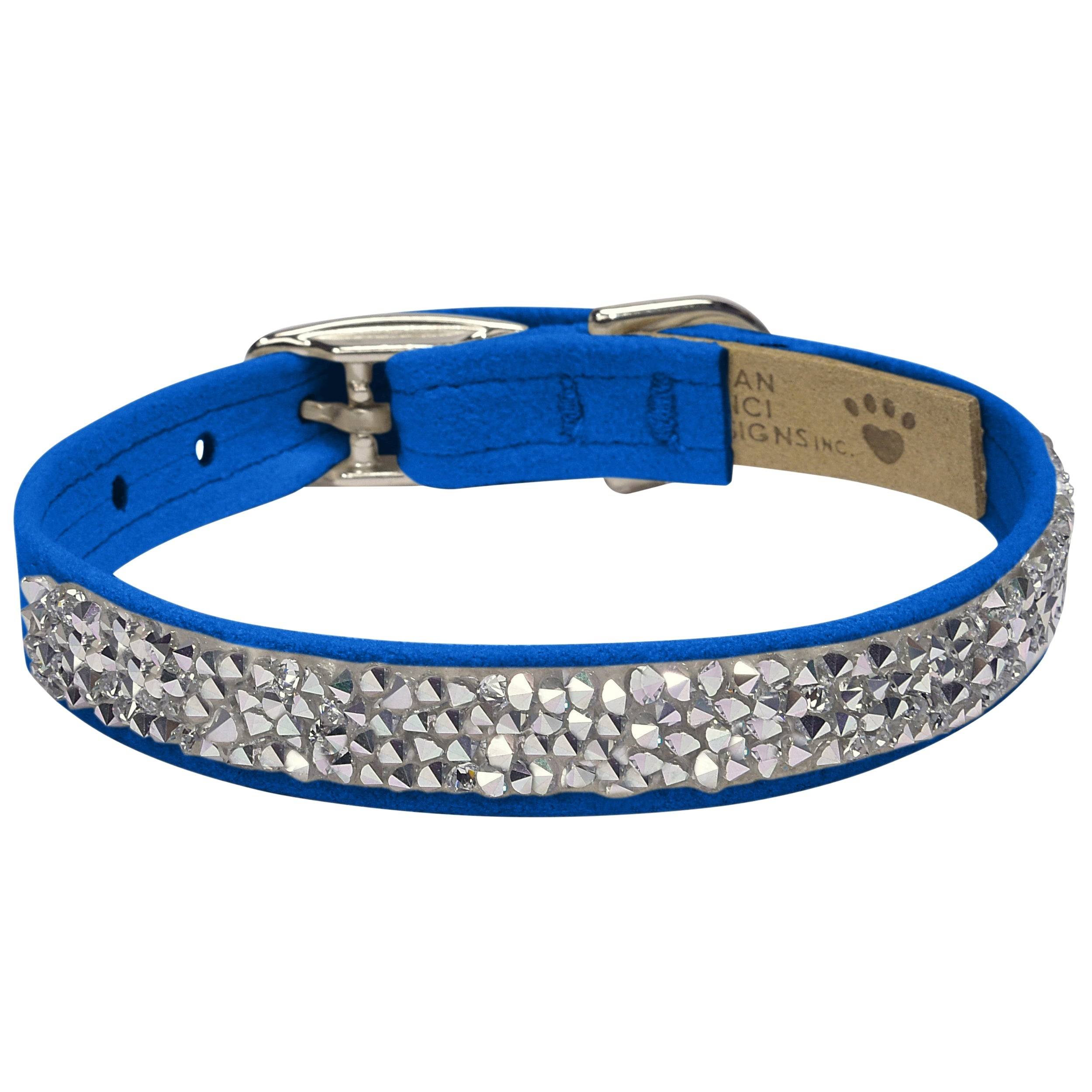 Crystal Rocks Collar Royal Blue