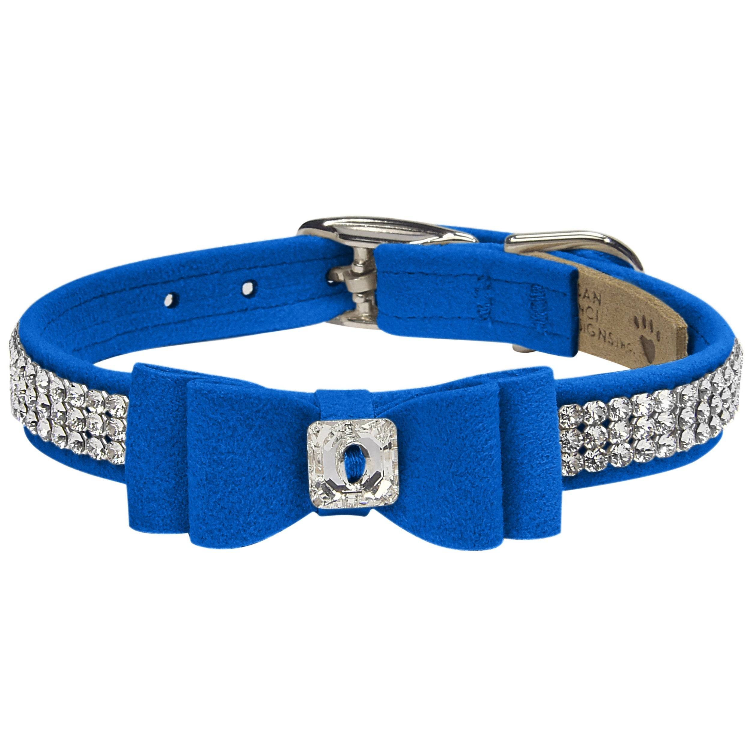 Big Bow 3 Row Giltmore Collar Royal Blue