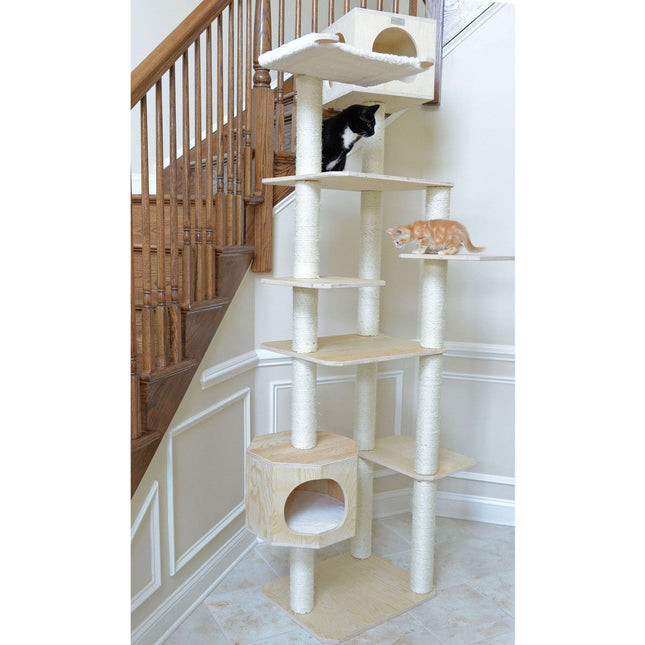 Premium Pinus Sylvestris Wood Cat Tree S8902