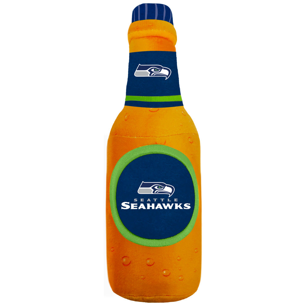 Seattle Seahawks Beer Bottle Toy by Pets First Option