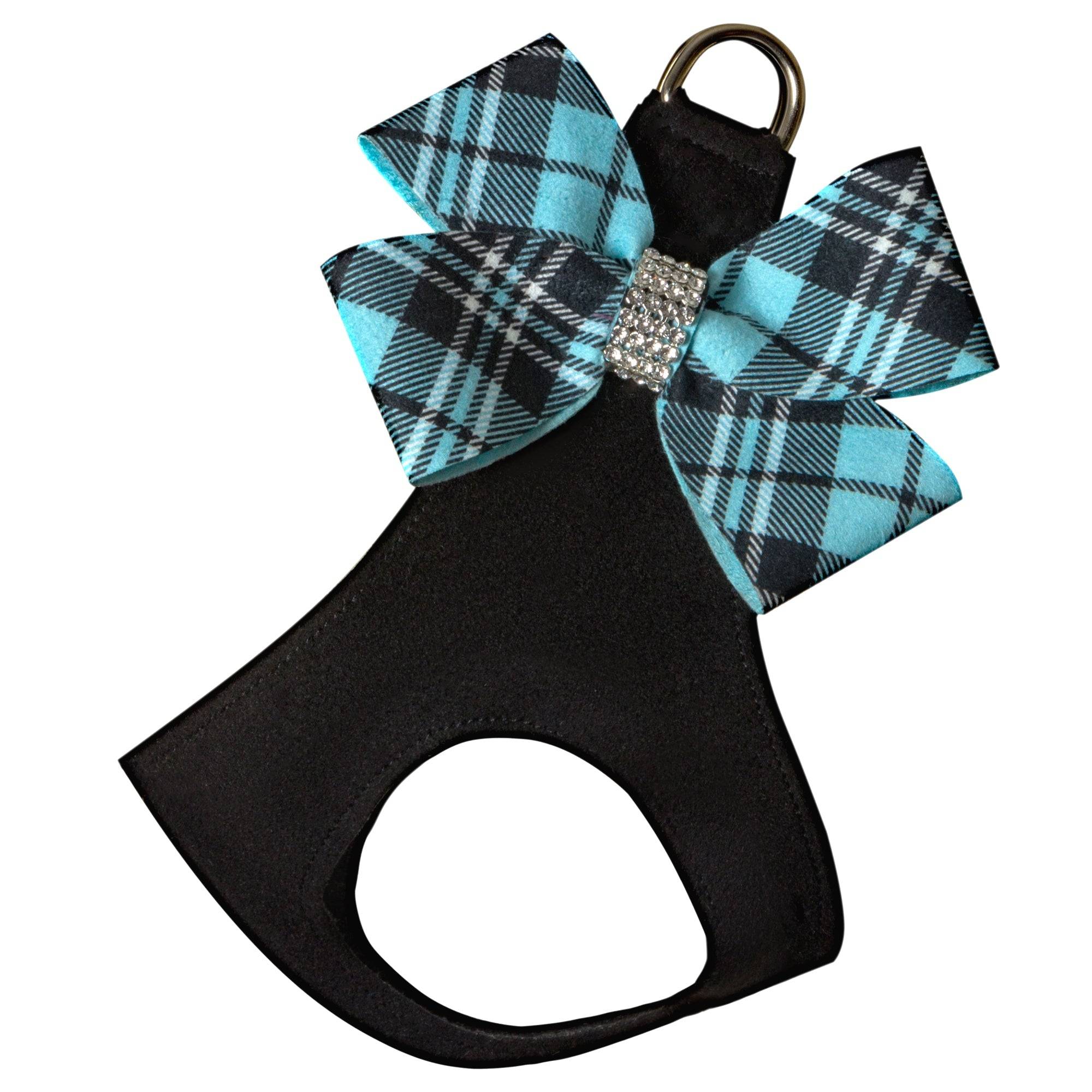 Scotty Tiffi Plaid Nouveau Bow Step In Harness Black