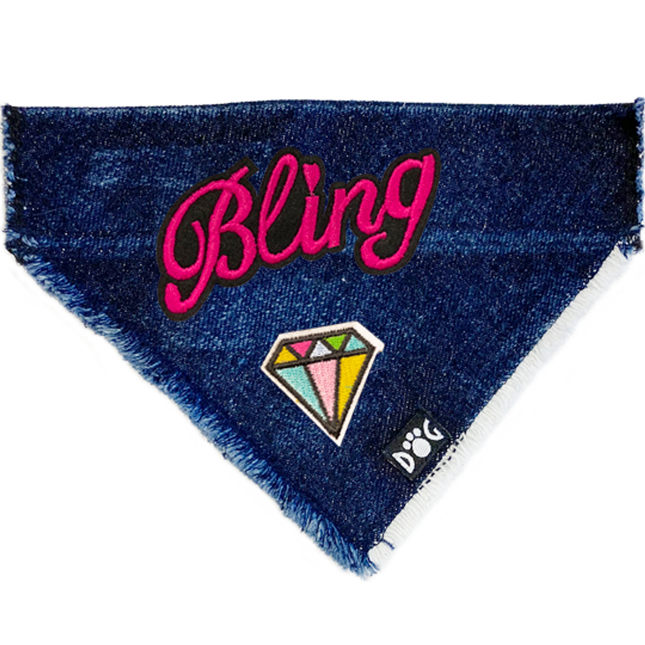 Bling Denim Bandana