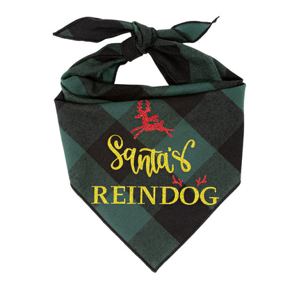 Santa's Reindog Christmas Dog Bandana