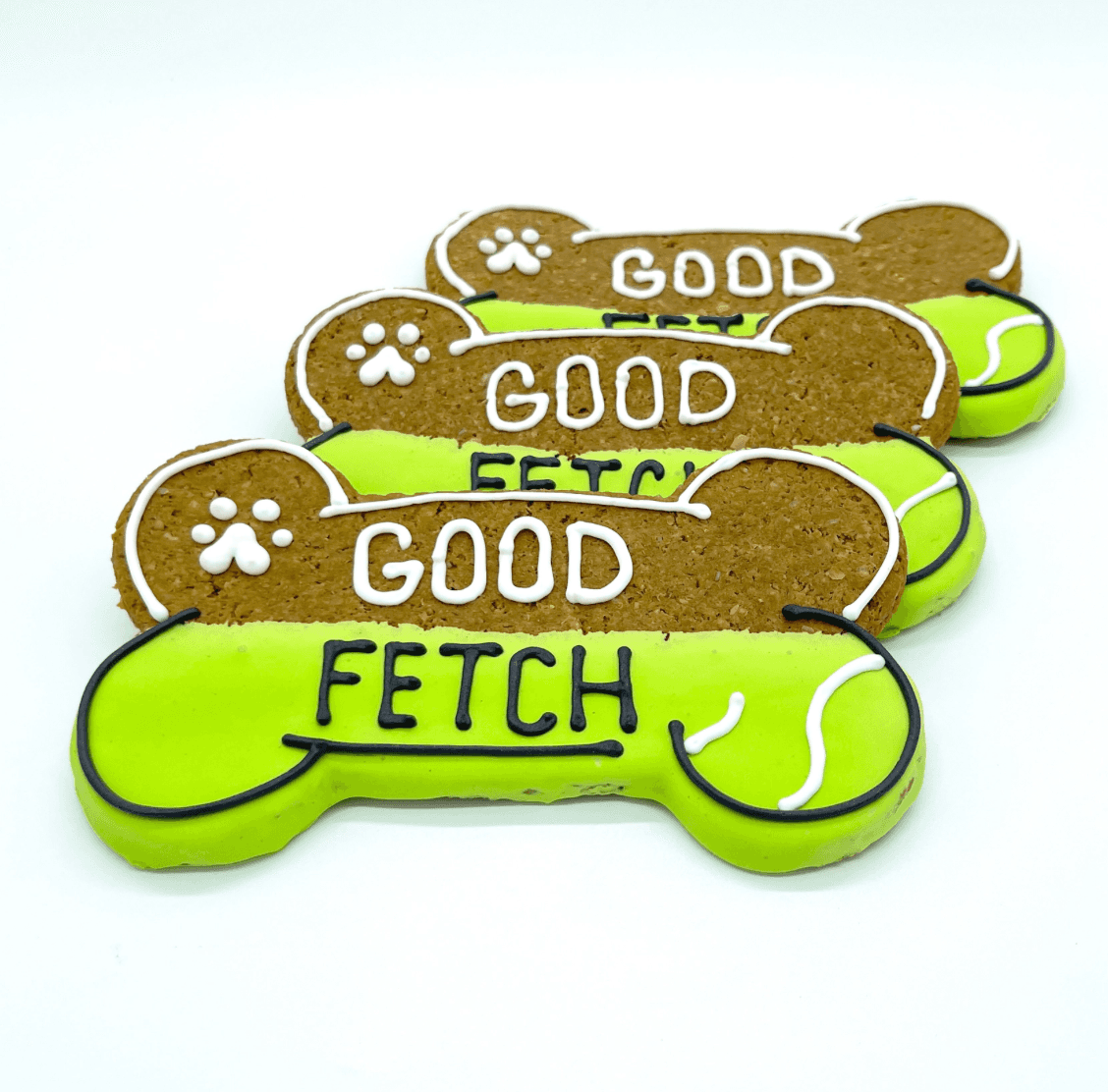 Fetch Tennis Bone Green