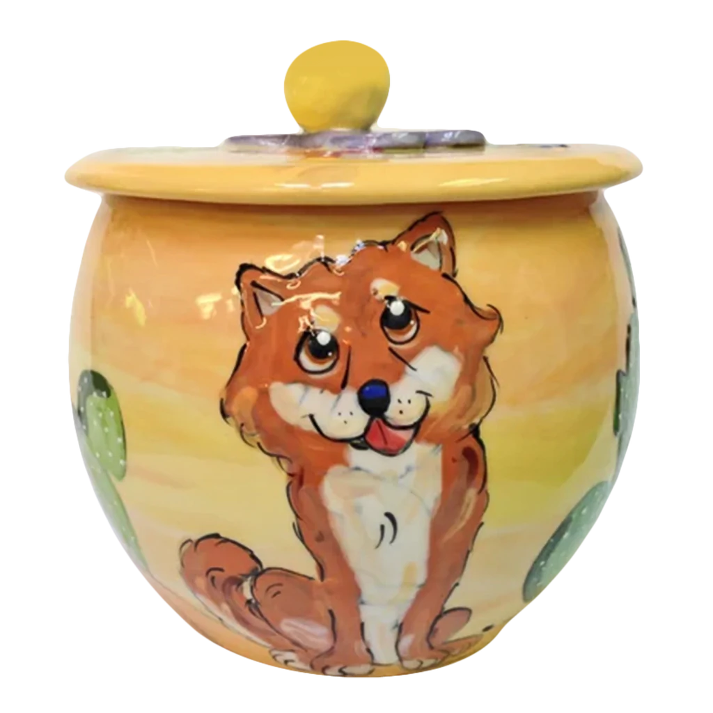 Shiba Inu | Round Treat Jar