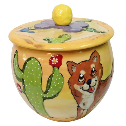 Shiba Inu | Round Treat Jar