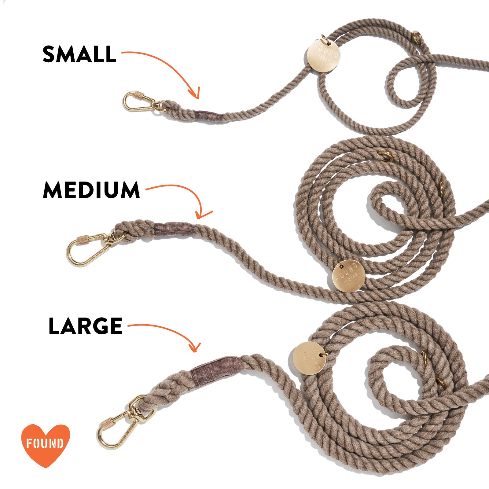 New! The Dioji Cotton Rope Dog Leash, Adjustable