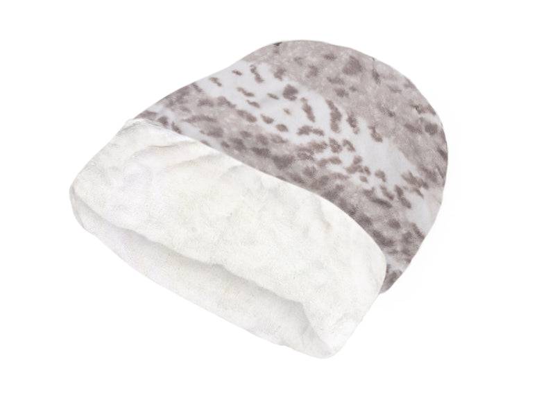 Soft Platinum Snow Leopard Cuddle Cup