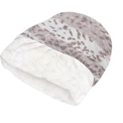 Soft Platinum Snow Leopard Cuddle Cup